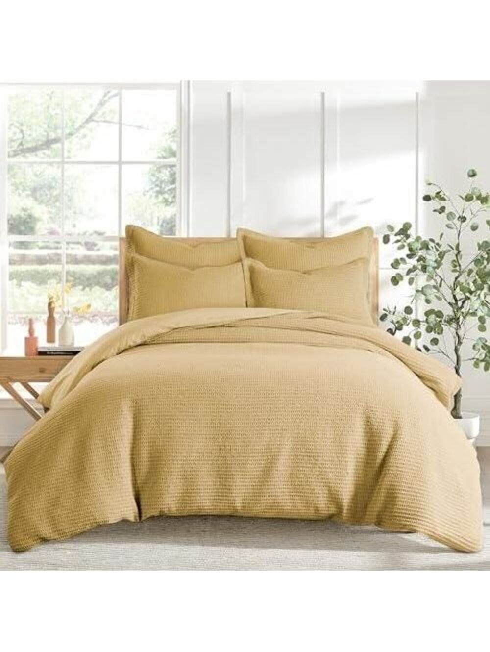 #11 Levtex Home Cloud Waffle Duvet Cover Set, King/Cal King